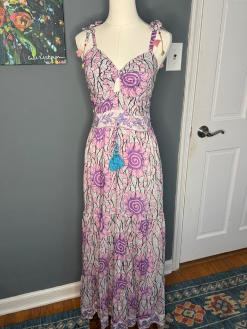 Bell by Alicia Bell Printed Maxi Dress – Size Small